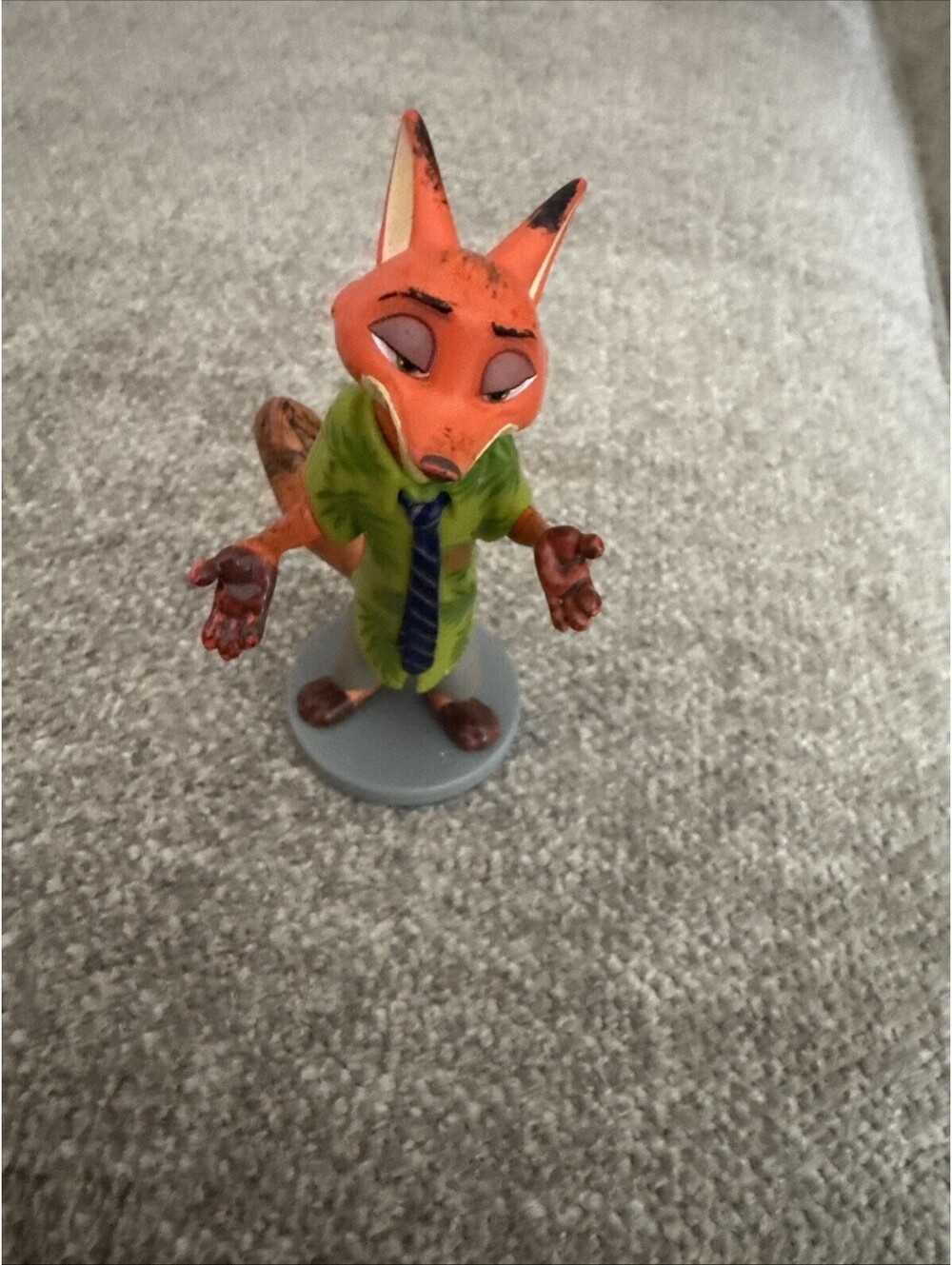 Disney Store Authentic Disney Zootopia Nick Wilde Fox PVC Figure or Cake Topper